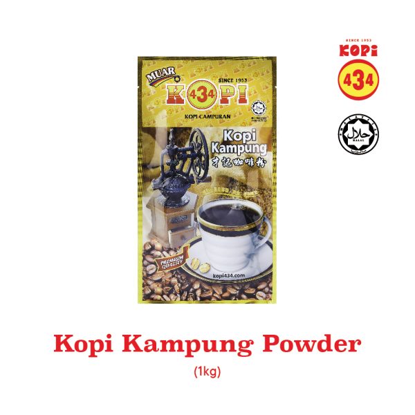 Kopi 434 Muar (Black Coffee) Serbuk Kopi 1kg-01