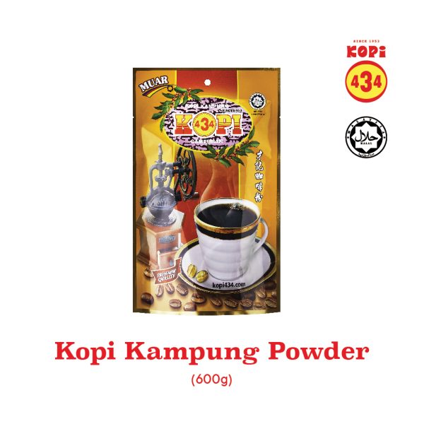 Kopi 434 Muar (Black Coffee) Serbuk Kopi 600g-01