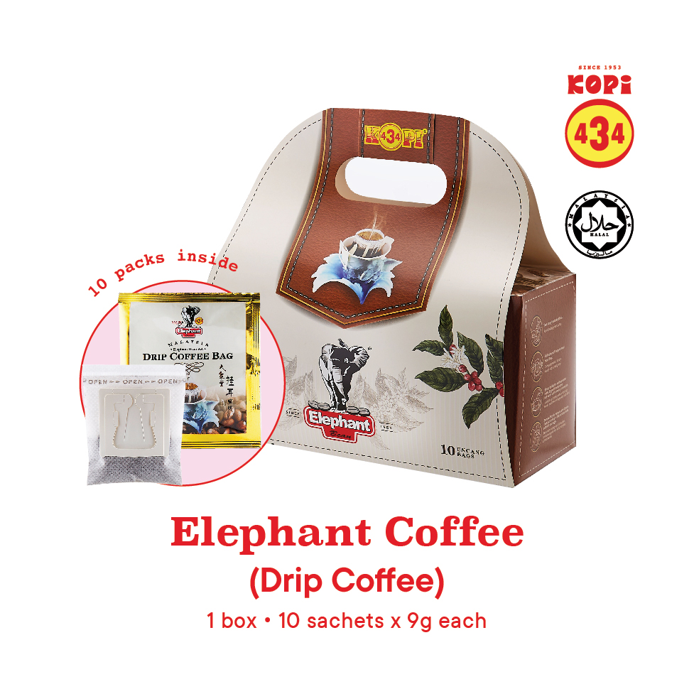 Muar kopi 434 Elephant bean Drip Coffee 10 pack-02