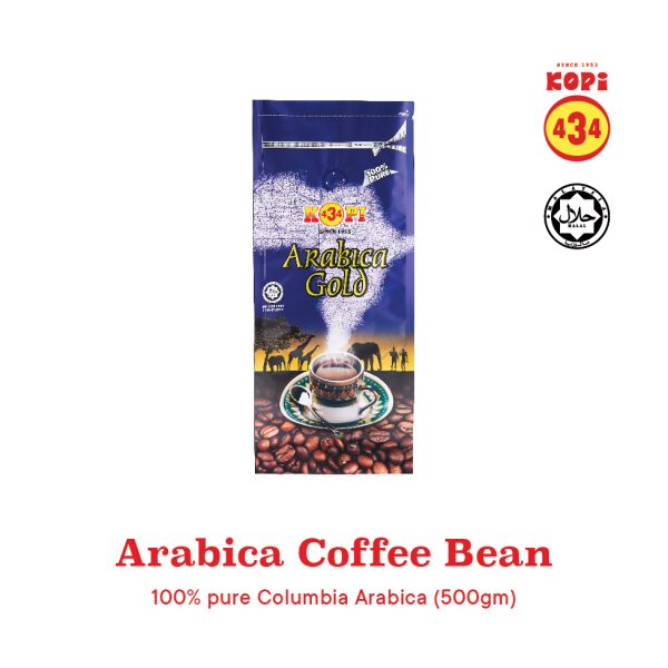 Muar kopi 434 arabica bean 500gm pure Columbia Arabica-01